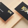 Suede Business Cards